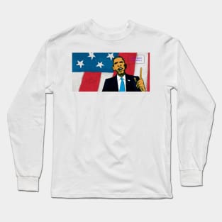 Obama the savior of USA Long Sleeve T-Shirt